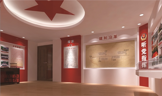 某大隊(duì)軍史館建設(shè)