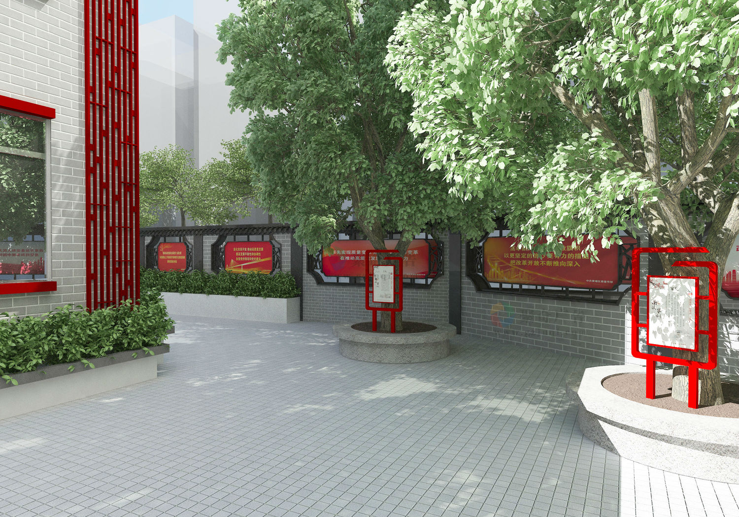 南灣社區(qū)黨群服務(wù)中心戶外黨建文化長廊設(shè)計.jpg