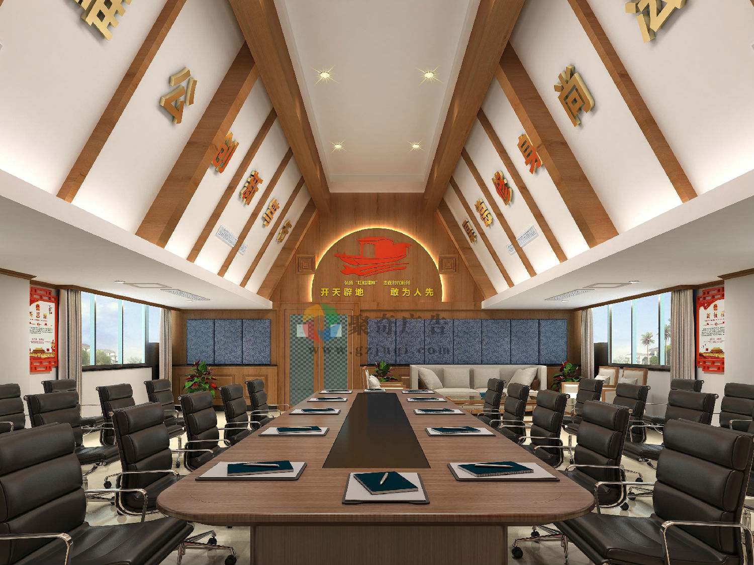 機(jī)關(guān)事業(yè)單位黨建活動(dòng)室設(shè)計(jì)