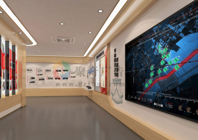 黨建文化展廳，黨建陣地—聚奇廣告